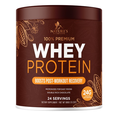 Tasty Whey Protein Chocolate Design Needed for Nature's Nutrition Design réalisé par UnderTheSea™