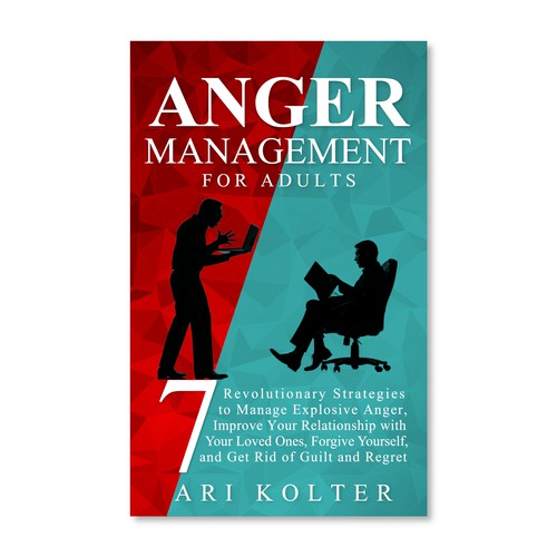 Design a unique cover to make readers feel at ease with a book about anger Design by WendyNDesign