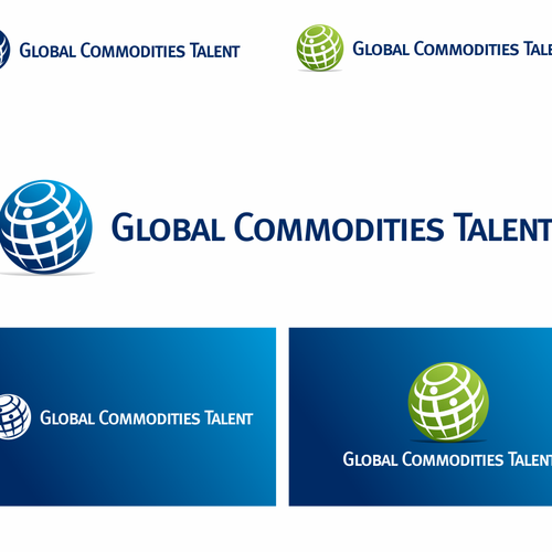 Logo for Global Energy & Commodities recruiting firm Réalisé par wolv