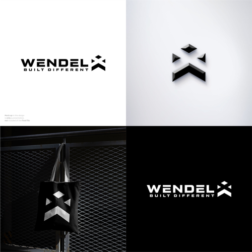 Luxury Logo Design for Wendel X — A Premium Construction Brand Built Different Design by d°dis