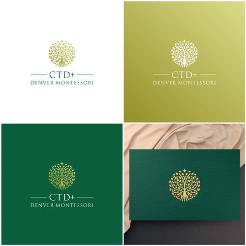 CTD+ Denver Montessori Rebrand Design by BleuJinz