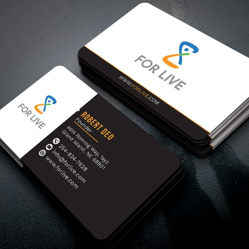 Design a suitable business card for 'For Life' Design by Muzahid4all