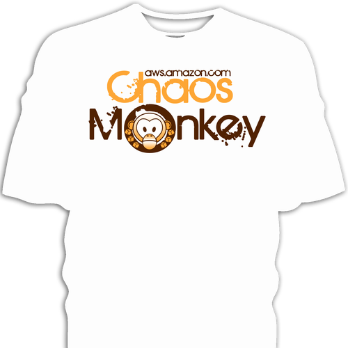 Design the Chaos Monkey T-Shirt Diseño de JamezD