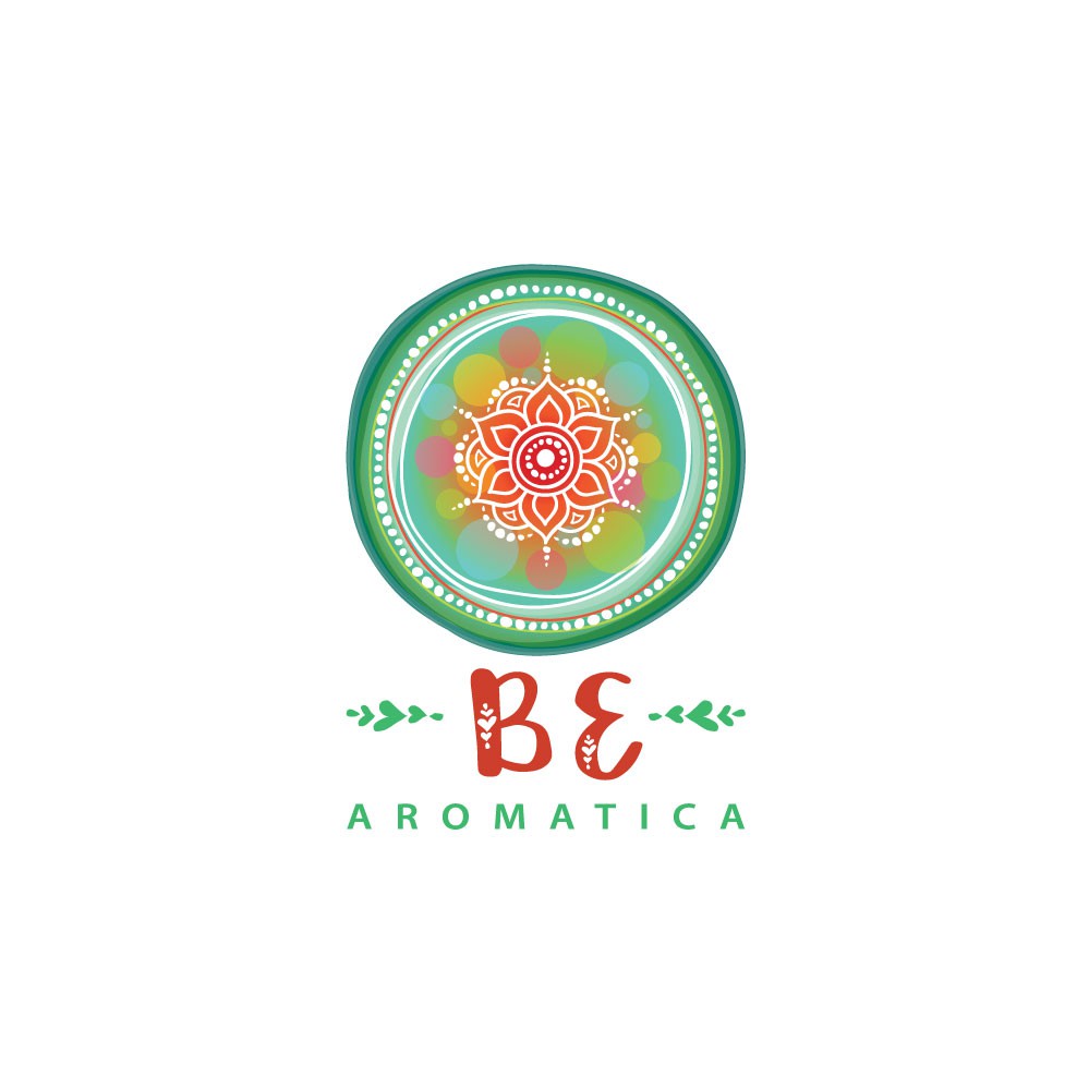 Kombucha logo with the title 'Handdrawn Mandala design for aromatehraphy consultant...'