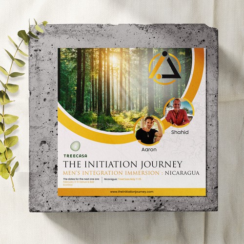 The Initiation Journey Retreat for Men Design by Tanny Dew ❤︎