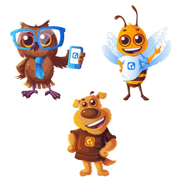Character Design for Google Team