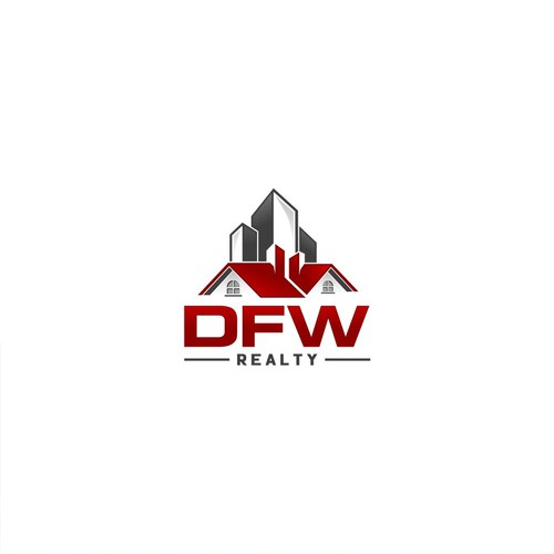 Real Estate Brokerage Logo for DFW Realty (DFW - Dallas-Fort Worth, TX) Design by wali99