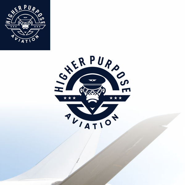 Design by KusnandArt titled "Higher Purpose Aviation"