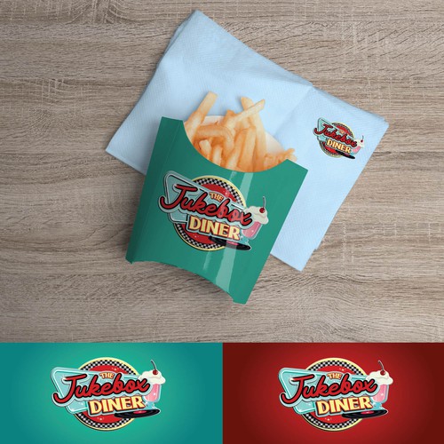 A vintage and fun 1950s-inspired diner logo Design by SHEE-GAA