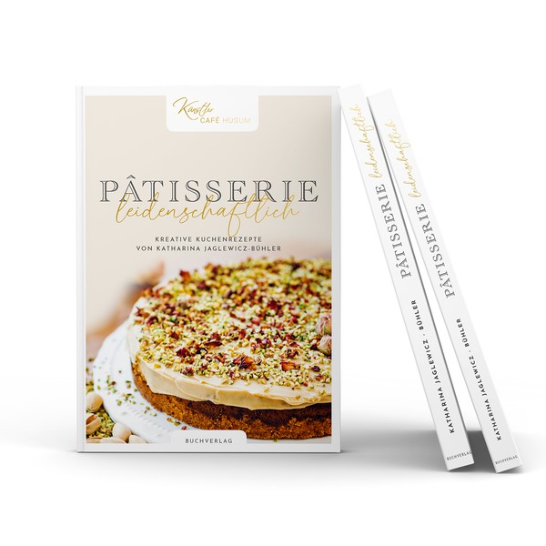 Book cover design for traditional pâtisserie recipes