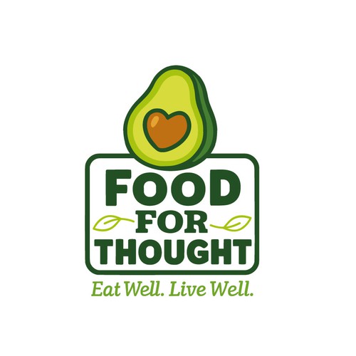 Fresh, Playful Island-Inspired Logo for Food For Thought – Organic Café & Market in the Florida Keys Design by marianaa