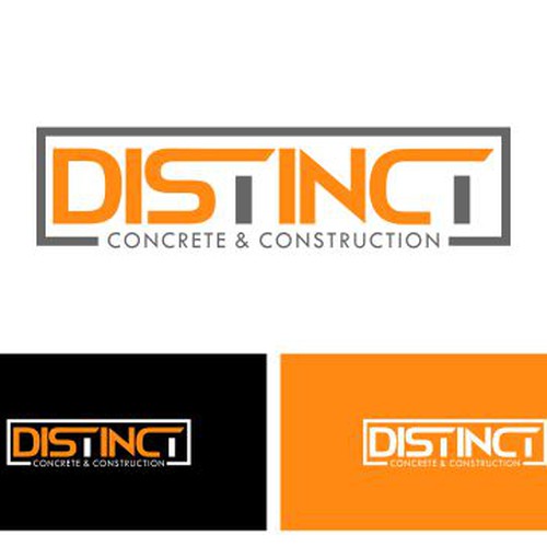 logo for Distinct Concrete & Construction | Logo design contest