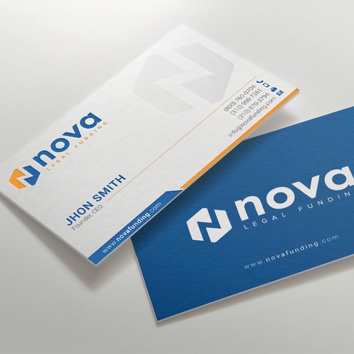 Design a Print Material (Biz Card, Letterhead, Letter) for Legal Funding Company Design por kaylee CK