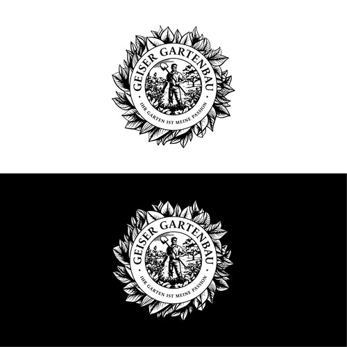 "Gartenbau mit Quallität" ganador Diseño de logotipo