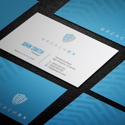 Professional B2B Card for Cyber Security Software Company Design by kaylee CK