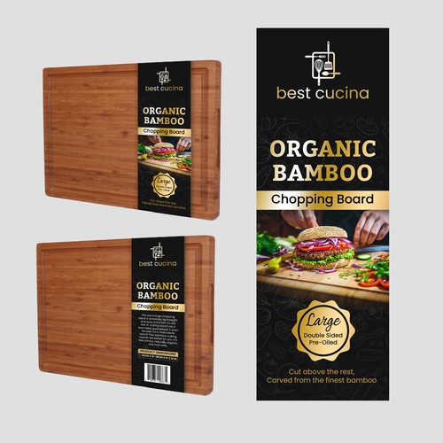Bamboo Chopping Board Colour Card (2 Bamboo Chopping Board Models) Design by Rajith Shantha