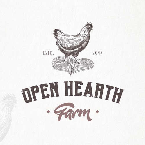 Open Hearth Farm needs a strong, new logo Réalisé par KisaDesign