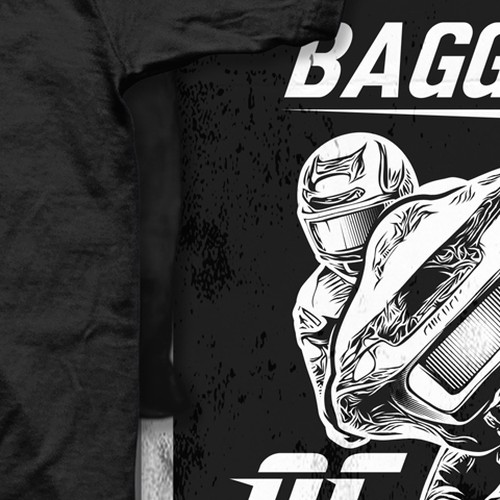 A Bad Ass Tee Shirt Design for a Bad Ass Form of Motorcycle Racing Design by WesD