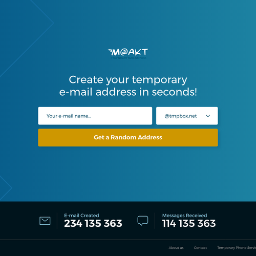 Redesign a temporary email service Design by Jessica Alvaro