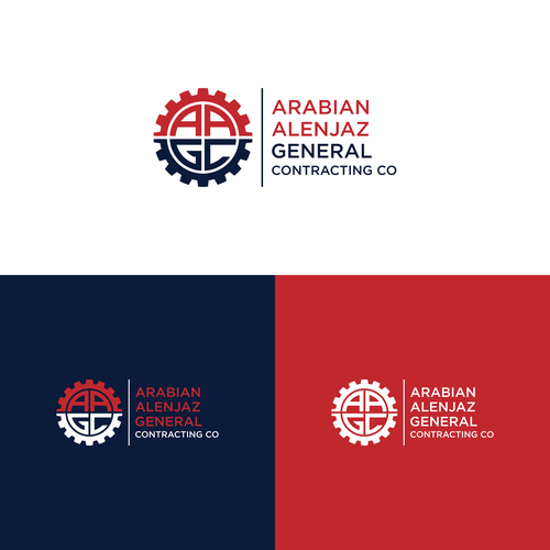 “Modern Industrial Logo for AAGC – Construction & Contracting Company” Design by WellYa