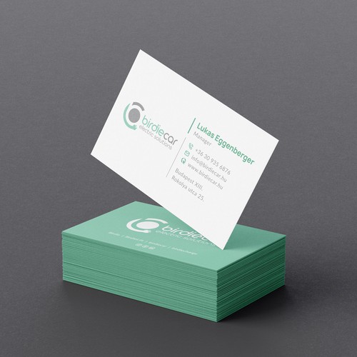 business card for company called birdie Design by HYPdesign