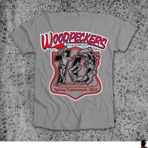 Help Woodpeckers Softball Team with a new t-shirt design Réalisé par vabriʼēl