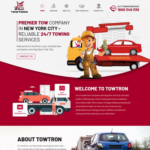 Tow Truck Company NYC Design by Prismonline ⭐️⭐️