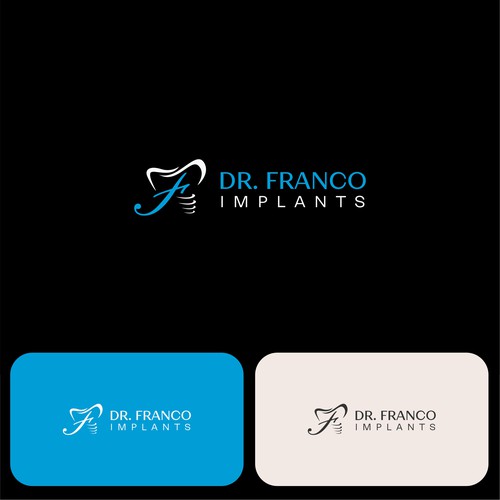 Luxury Dental Implant Logo Brand for World-Class Implant Surgeon appeal Patients and Other Doctors Design by M.muyunda