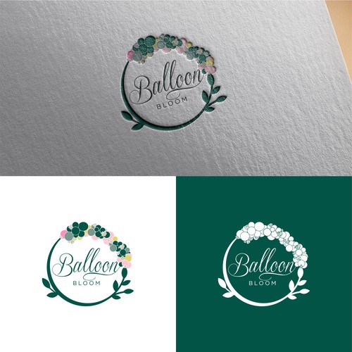 Balloon Bloom Logo Design by BENZdeka