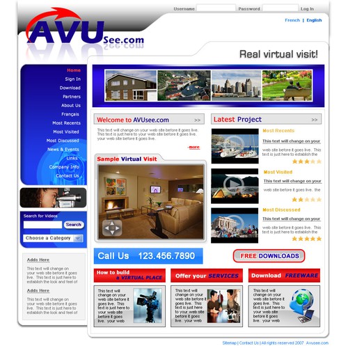 Need a site for virtual visits freeware