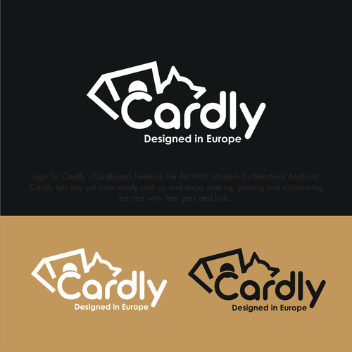 Cardly - Cardboard Furniture For Pet With Modern Architectural Aesthetic Concepts- Need Brand Logo Design réalisé par KAYA graphcis™