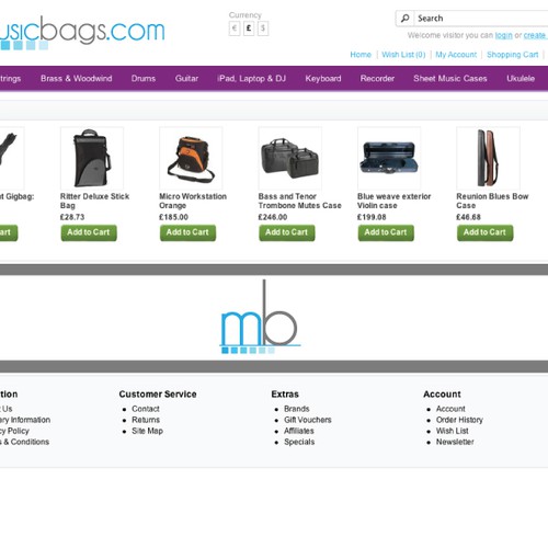 Help musicbags.com with a new logo Ontwerp door IB@Syte Design