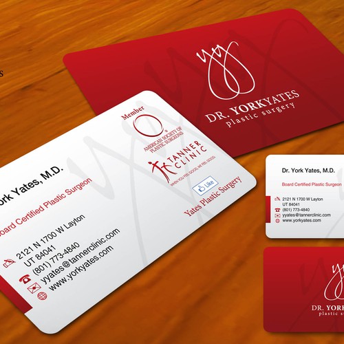 Dr. York Yates Plastic Surgery - business card Design by Gledex