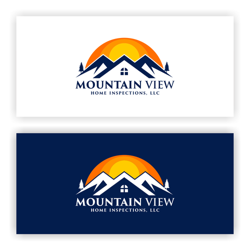 Real estate related logo for mountain view home inspection business Design by behati