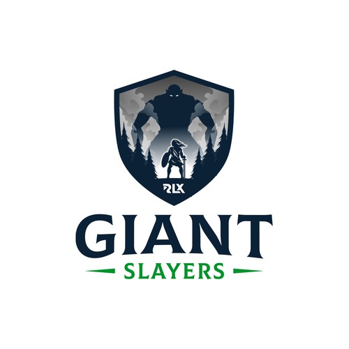 "Giant Slayers" Corporate Team Logo Design by deb•o•nair