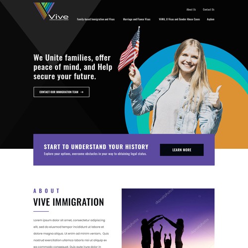 Immigration Work Permit Site Focused Redesign Diseño de Jyotsna Dutta