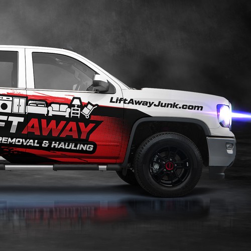 Cool Truck Wrap for Junk Removal Business Design by J0taeMe_
