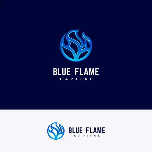 We need a Blue Flame Logo worthy of classic car hood status...but not...really. Design by PointLab