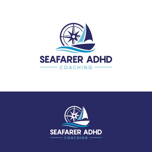 Abstract sailboat logo to evoke navigation and adventure Design by souart