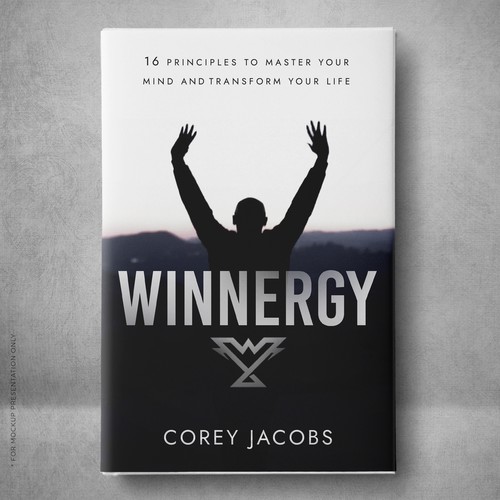 Design a sleek book cover for a man who wants to transform your mind and life! Design by Klassic Designs