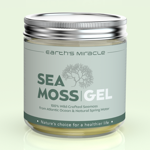 Diseño de Design a Label for our Sea Moss Gel Product de White Dot