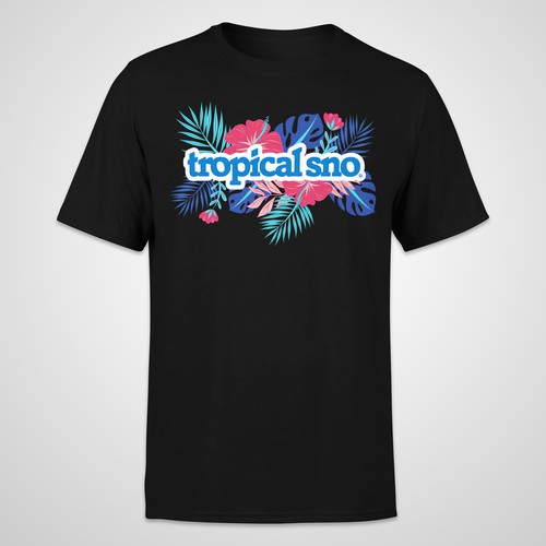 Tropical T-Shirt Design Design by PEDROVALERODSGN ✅