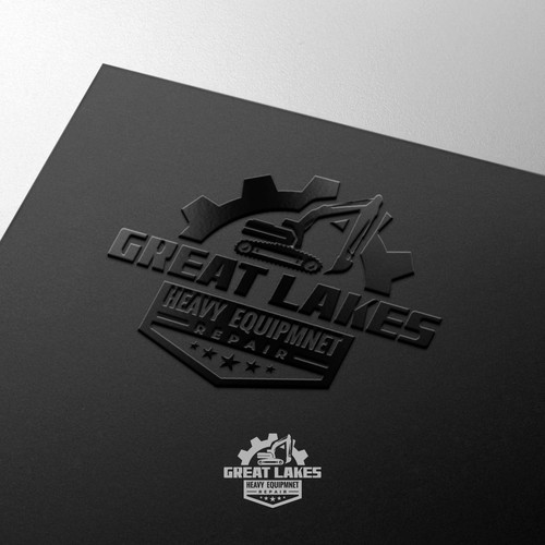 Creative design for heavy equipment repair in the state of Michigan Design by Insan_M