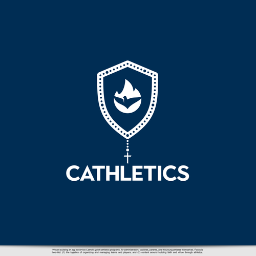 App branding: Christian Faith + Youth Athletics Design by DC | DesignBr