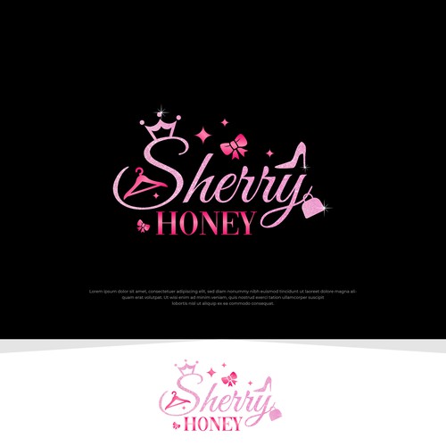 Sherry Honey clothing logo Design by MotionPixelll™