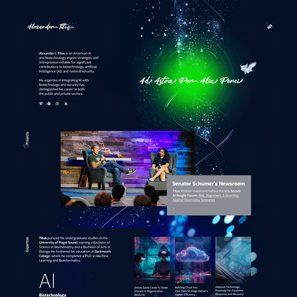 AI and Biotech personal portfolio