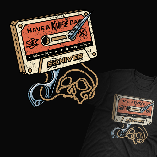 Cassette Tape Logo Design by risalrisaldi