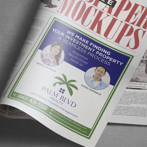 Newspaper Ad Design por Sketch Media™