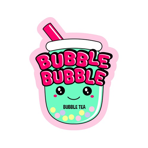 BUBBLE BUBBLE, brand of Bubble tea need its logo Design by JenX Creative ✧˖°.