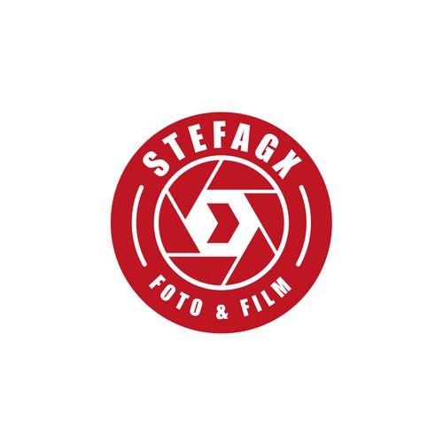 Photographer and filmmaker logo in modern style. Company is restructured and gets a new name Design by PasaiaCom
